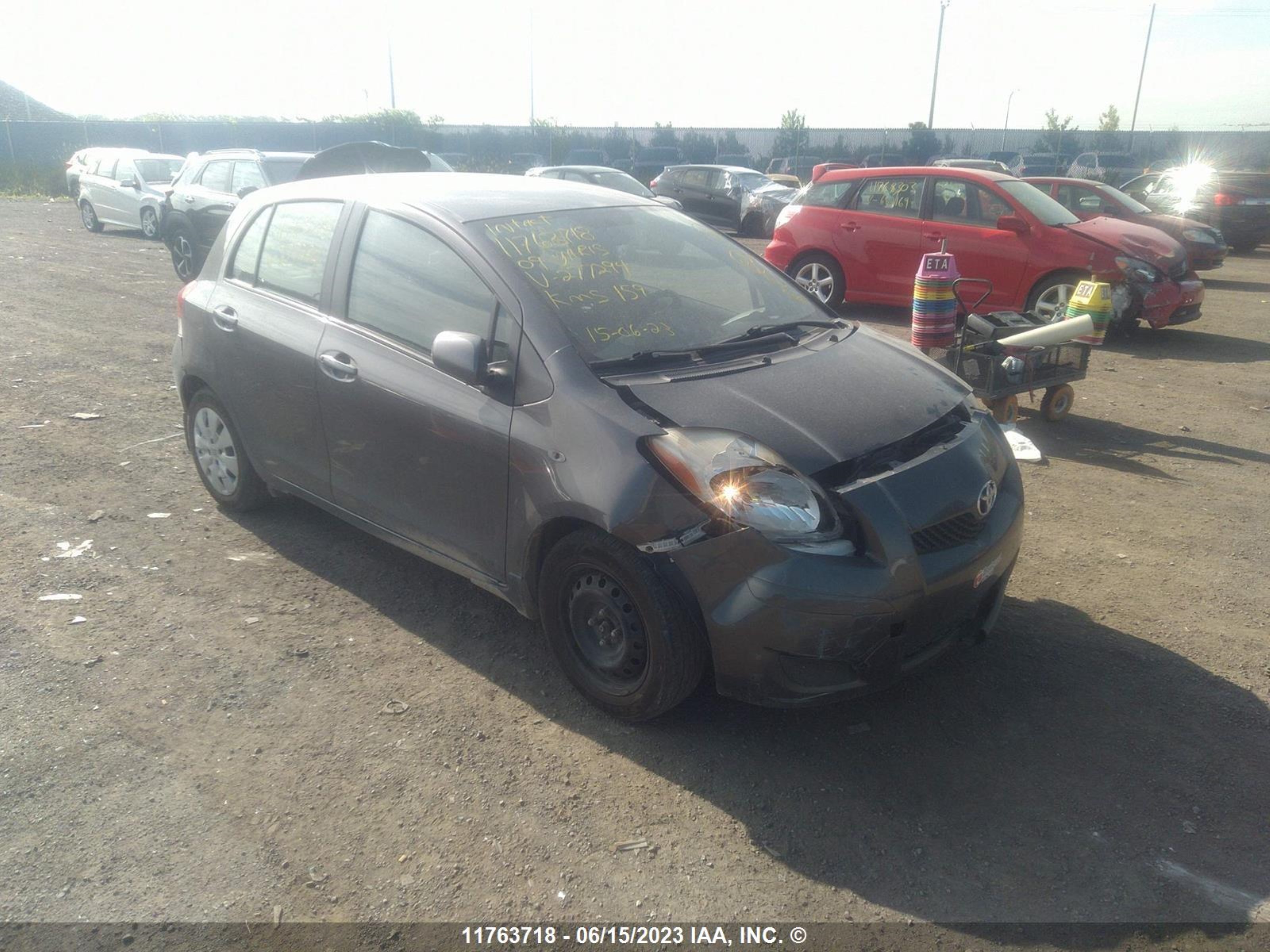 toyota yaris 2009 jtdkt923695277294