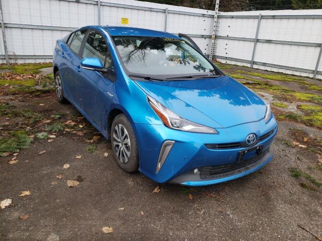 toyota prius le 2021 jtdl9mfu7m3026216