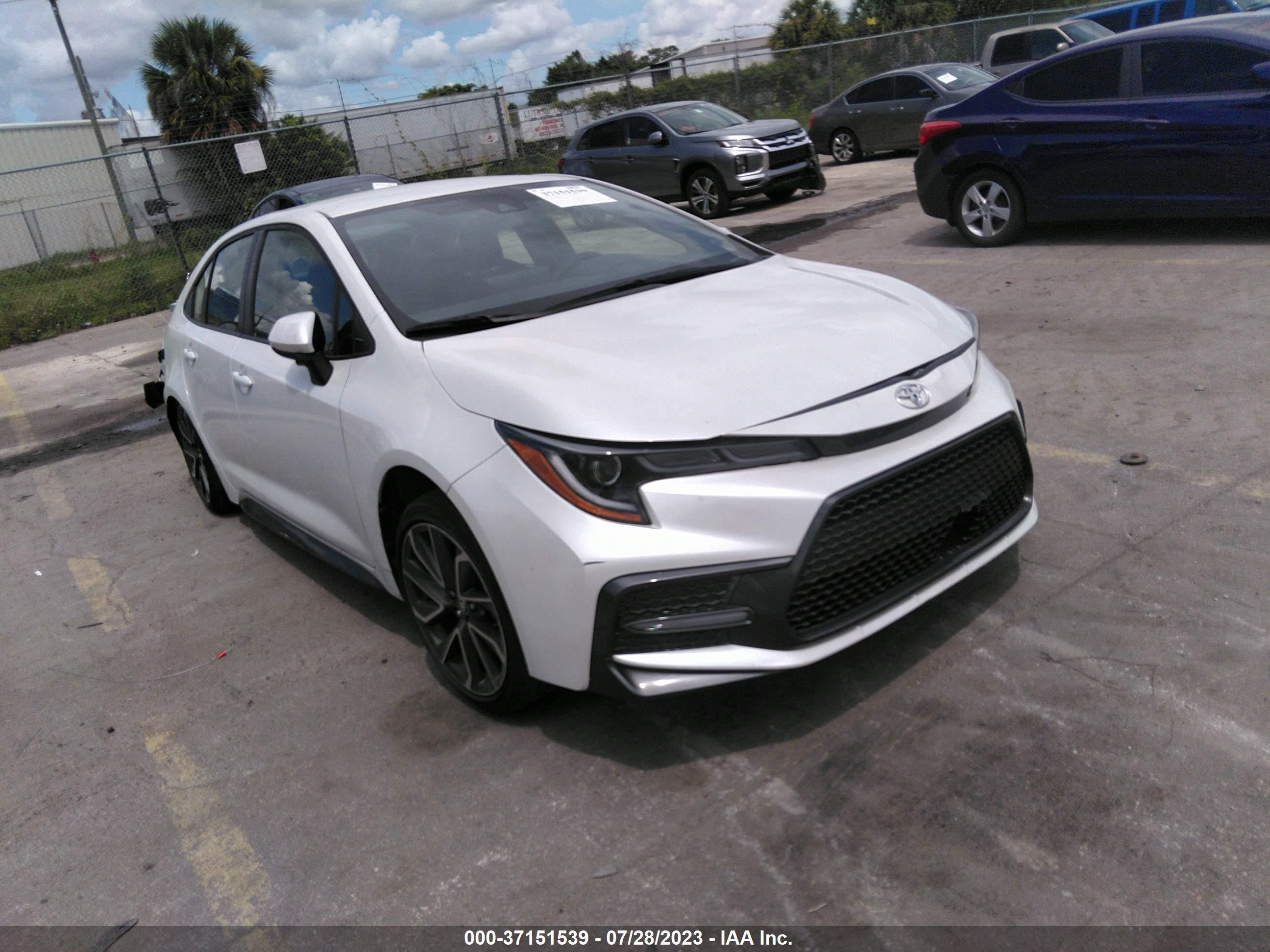 toyota corolla 2022 jtds4mce0nj083927