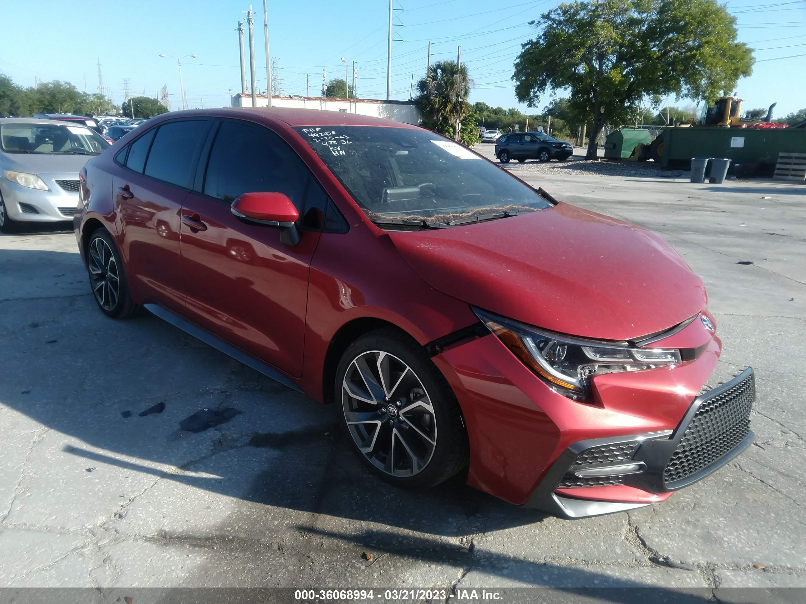 toyota corolla 2020 jtds4rce6lj017666