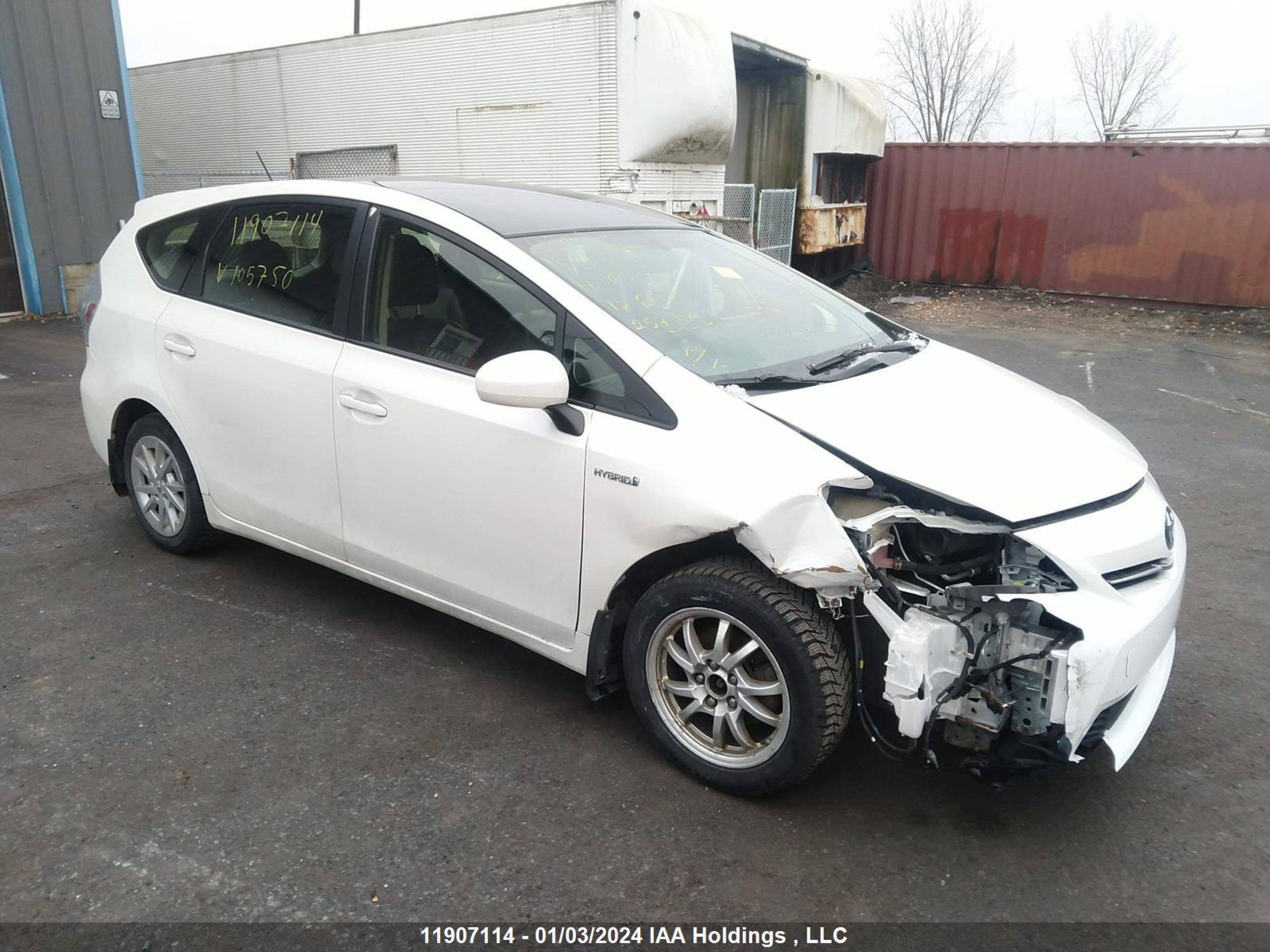 toyota prius v (+) 2012 jtdzn3eu6c3105750