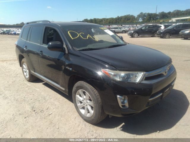 toyota highlander hybrid 2012 jtebc3eh0c2009320