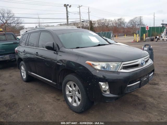 toyota highlander hybrid 2012 jtebc3eh1c2009312