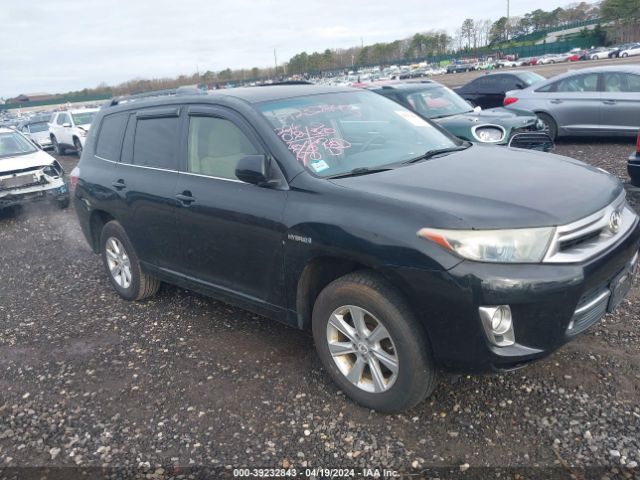 toyota highlander hybrid 2012 jtebc3eh1c2010086