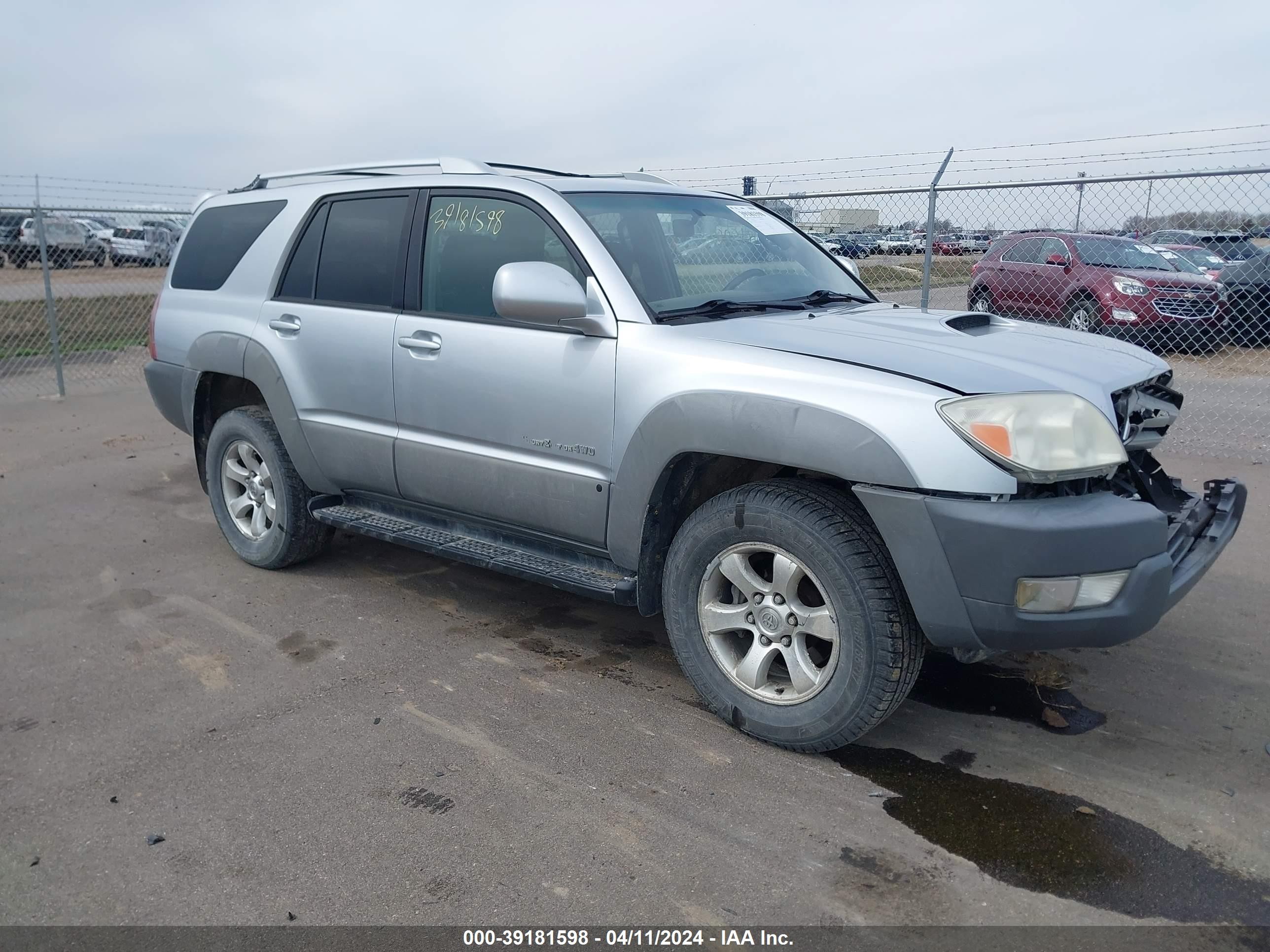 toyota 4runner 2003 jtebt14r030001504