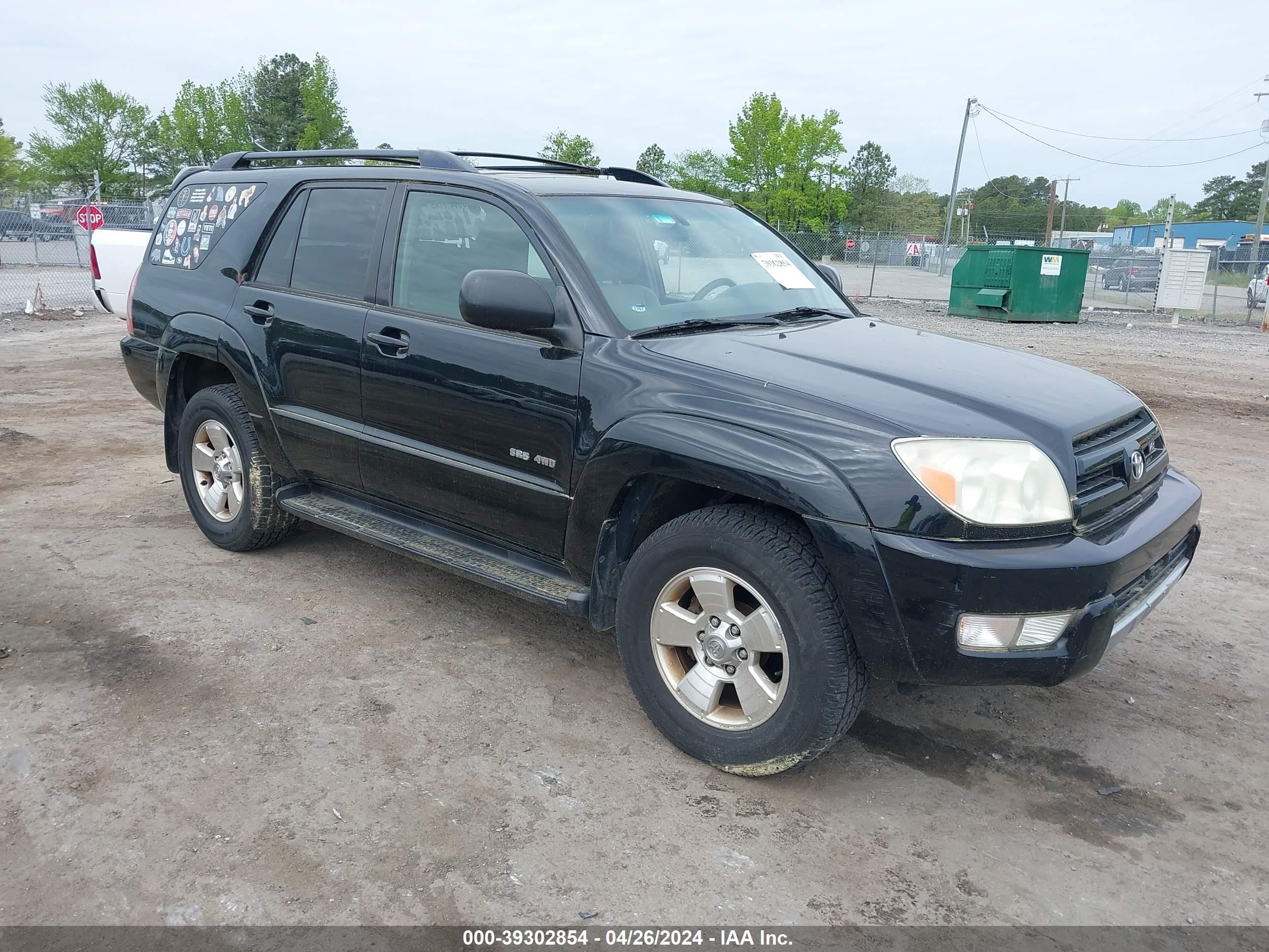 toyota 4runner 2004 jtebt14r040036786