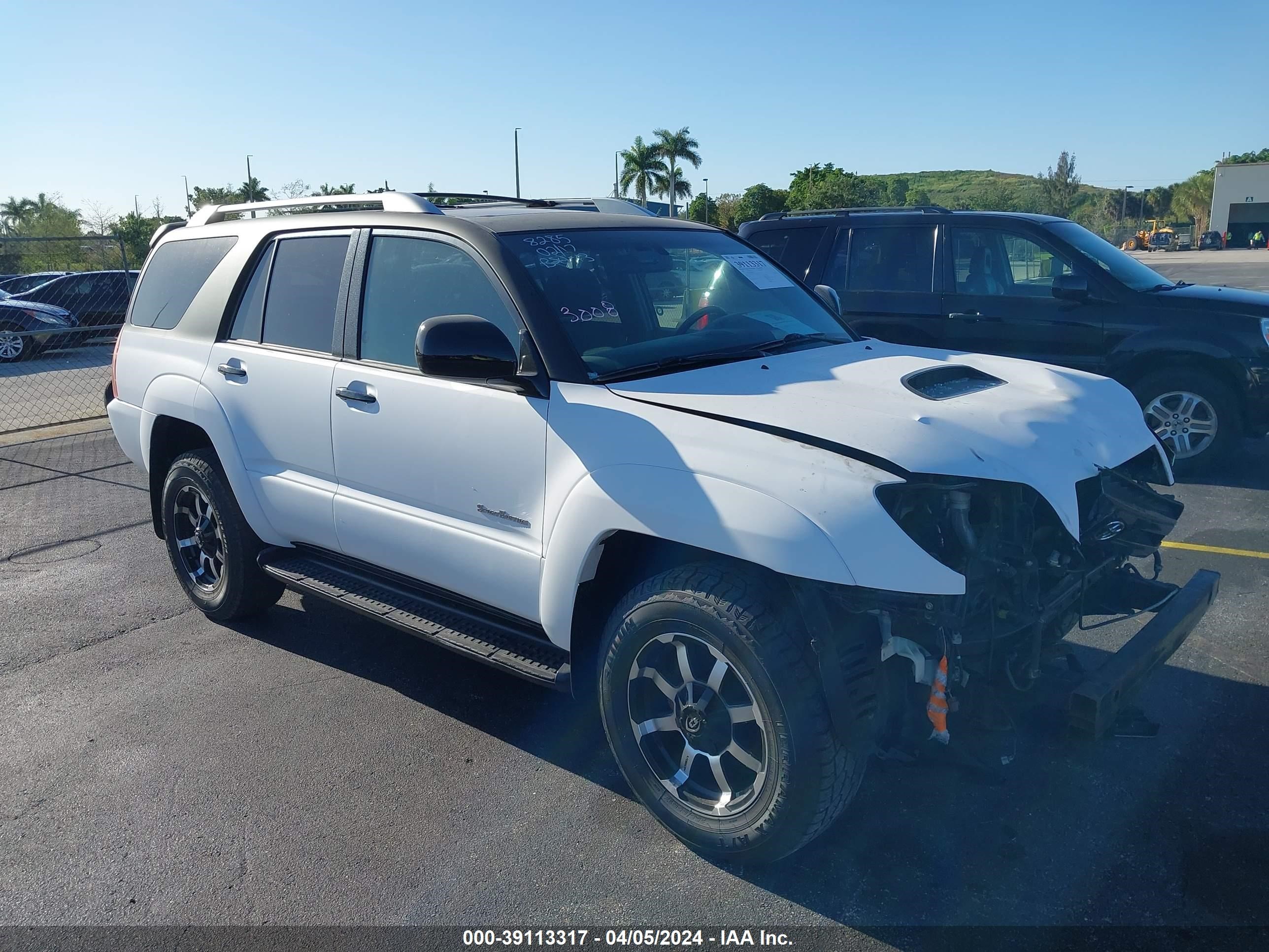 toyota 4runner 2005 jtebt14r350048285