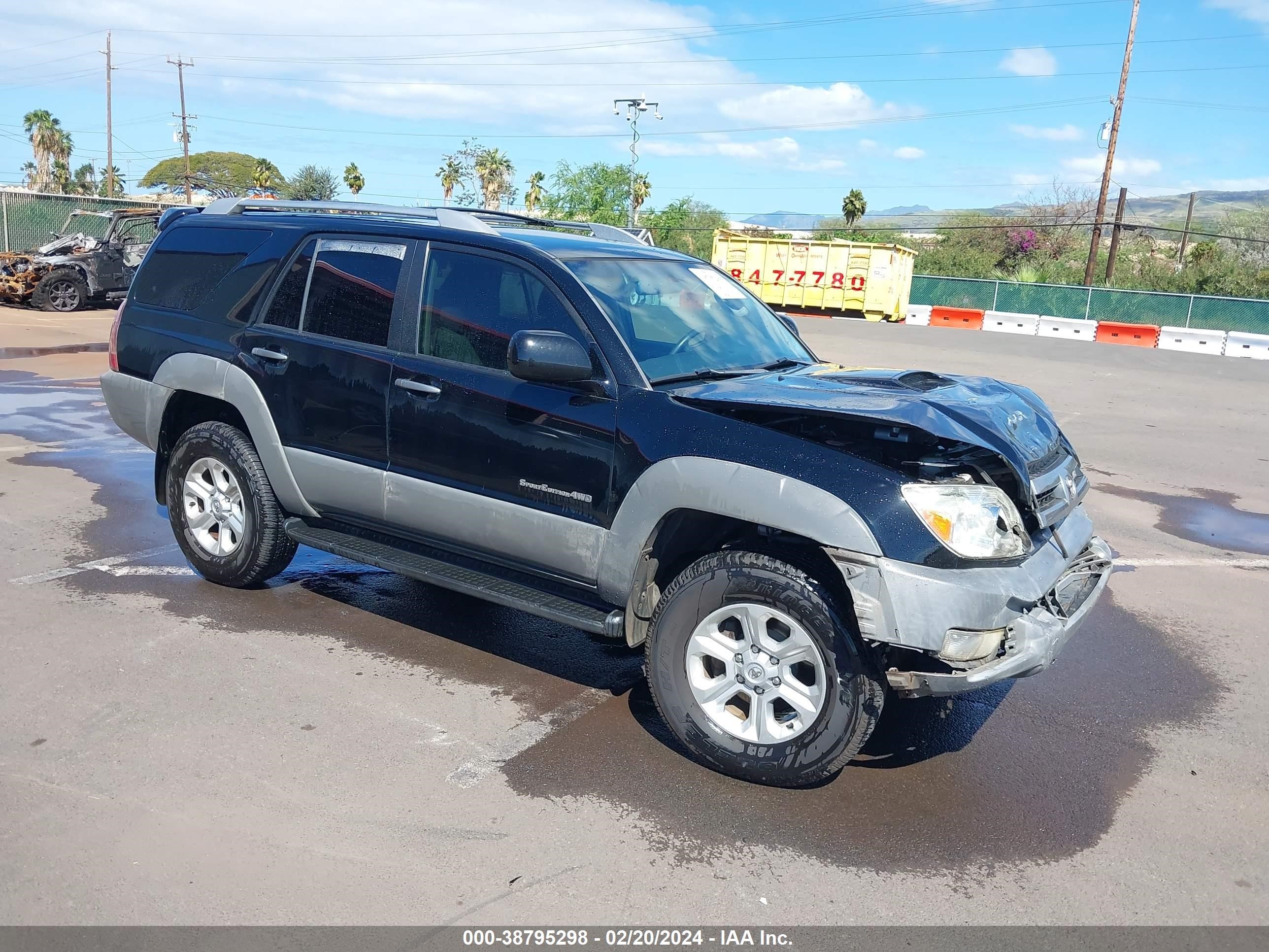 toyota 4runner 2003 jtebt14r430011338