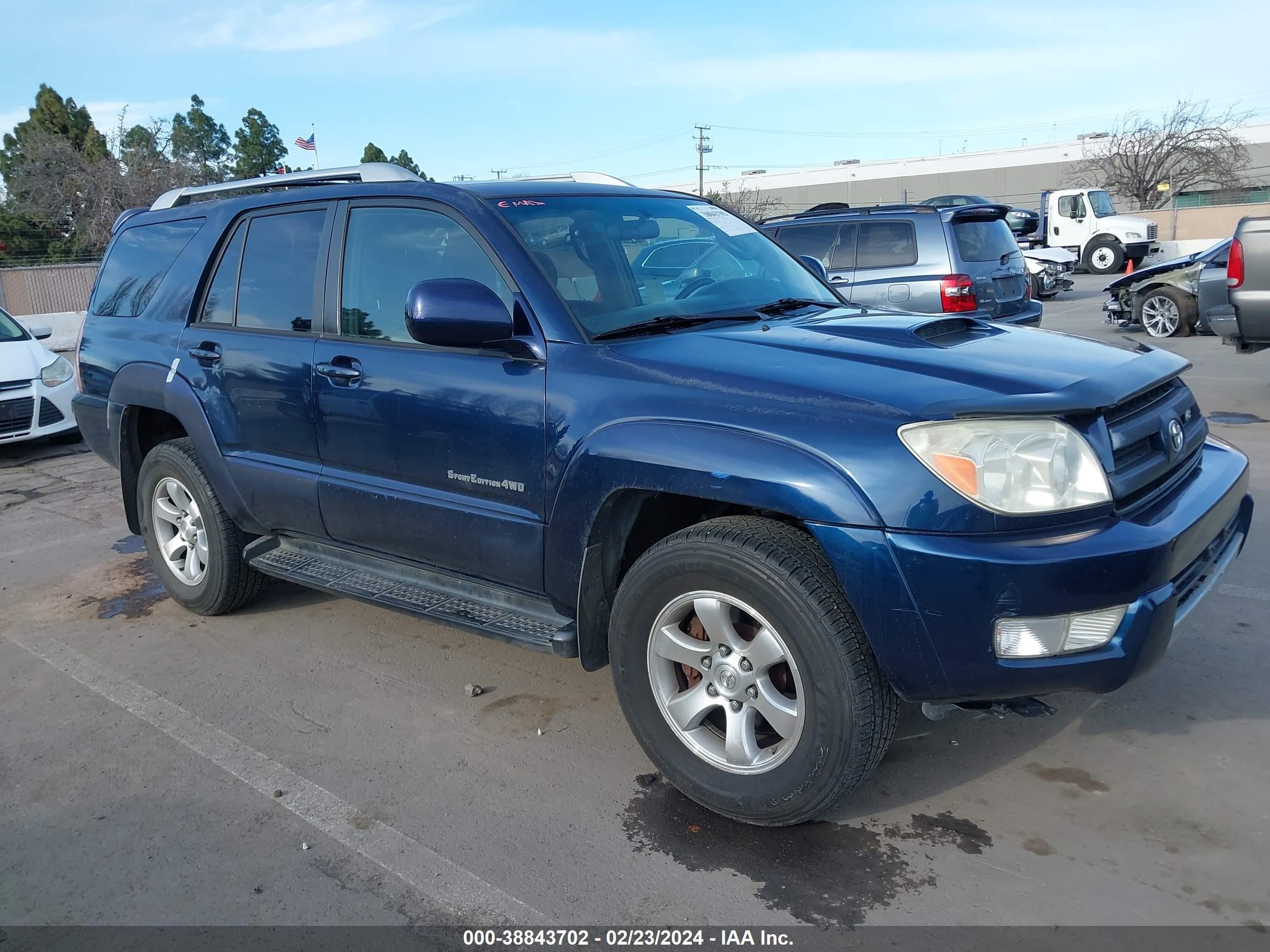 toyota 4runner 2004 jtebt14r848011118