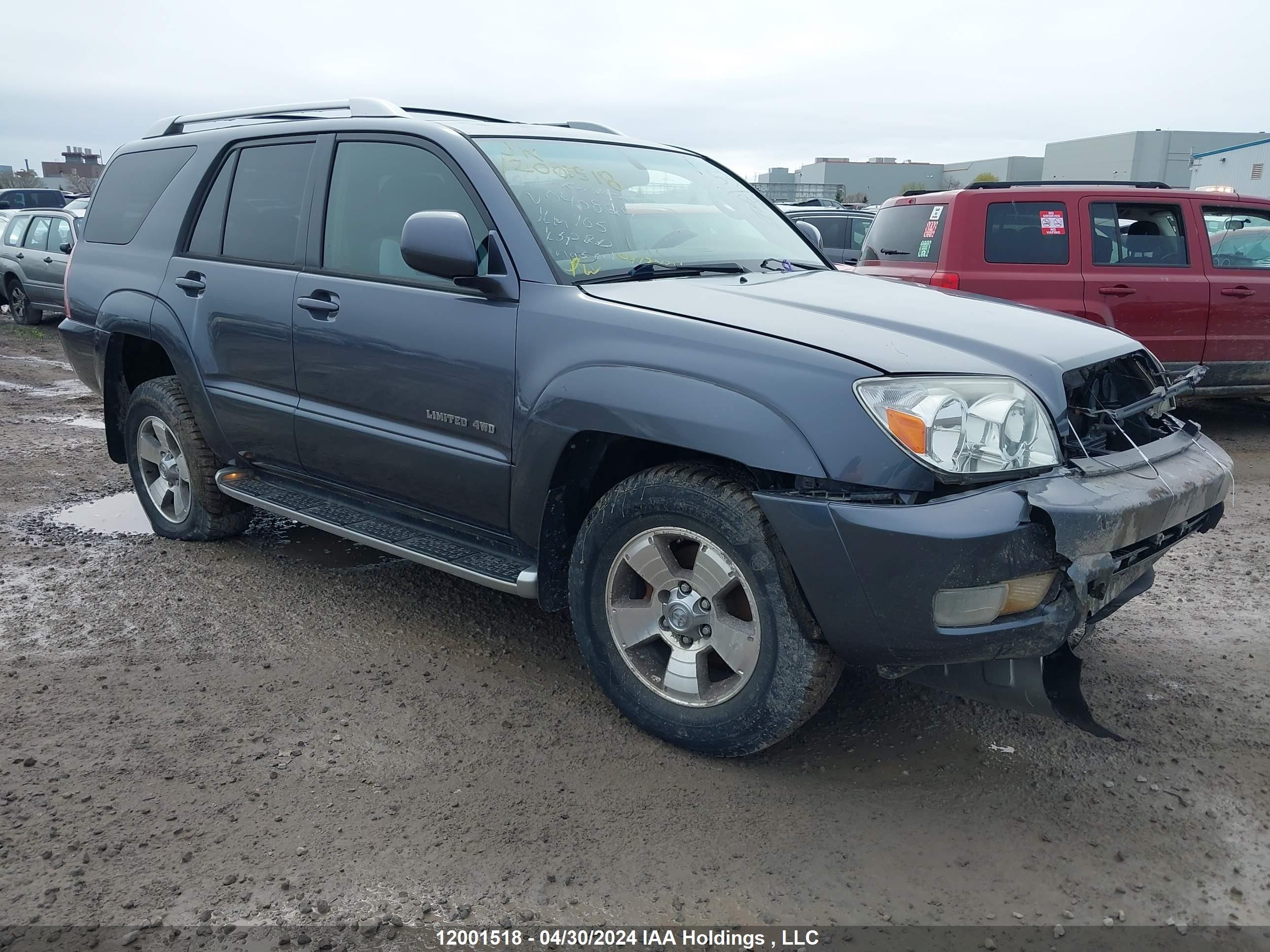 toyota 4runner 2004 jtebt17r740040829