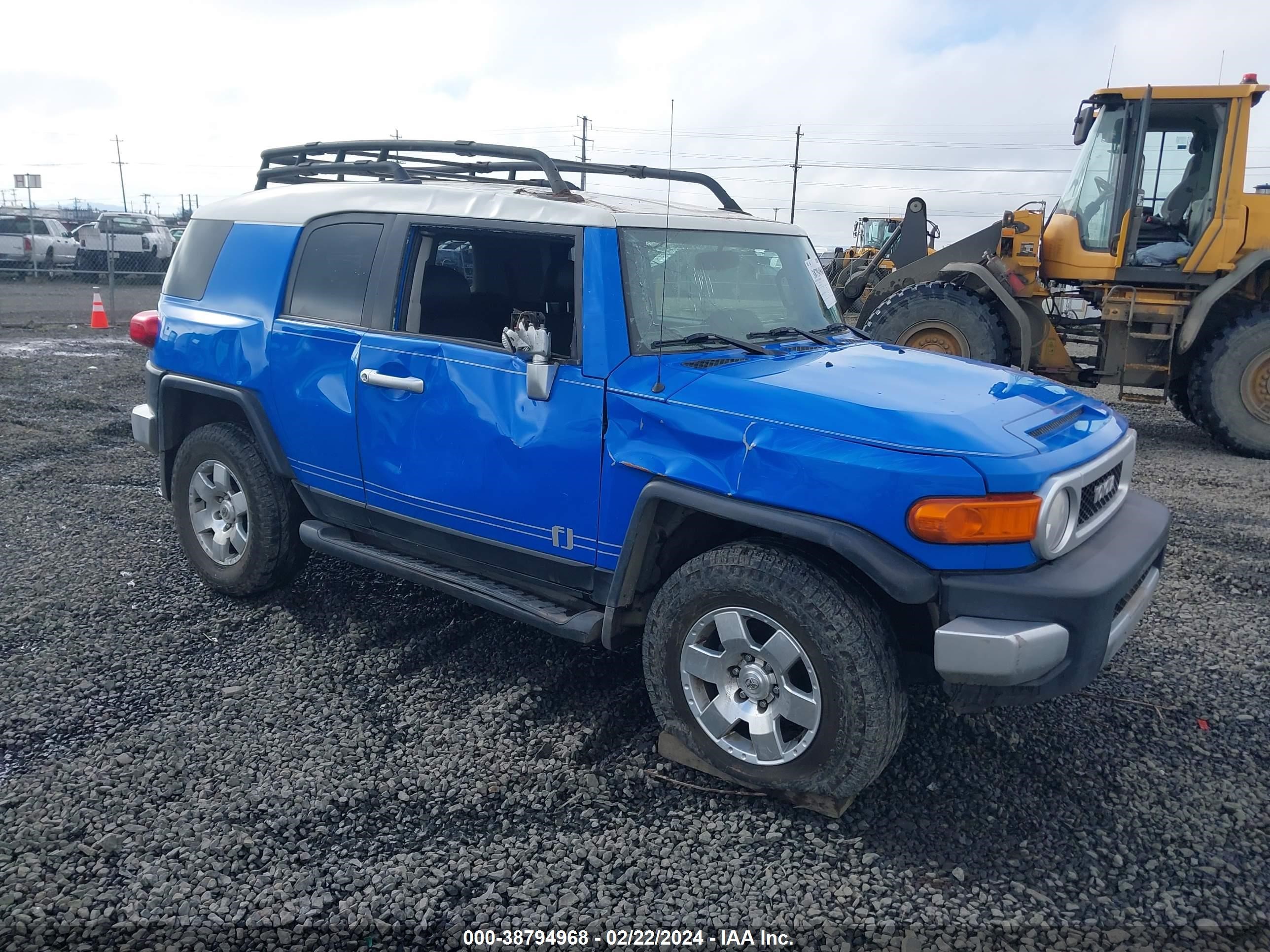 toyota fj cruiser 2007 jtebu11f070091590