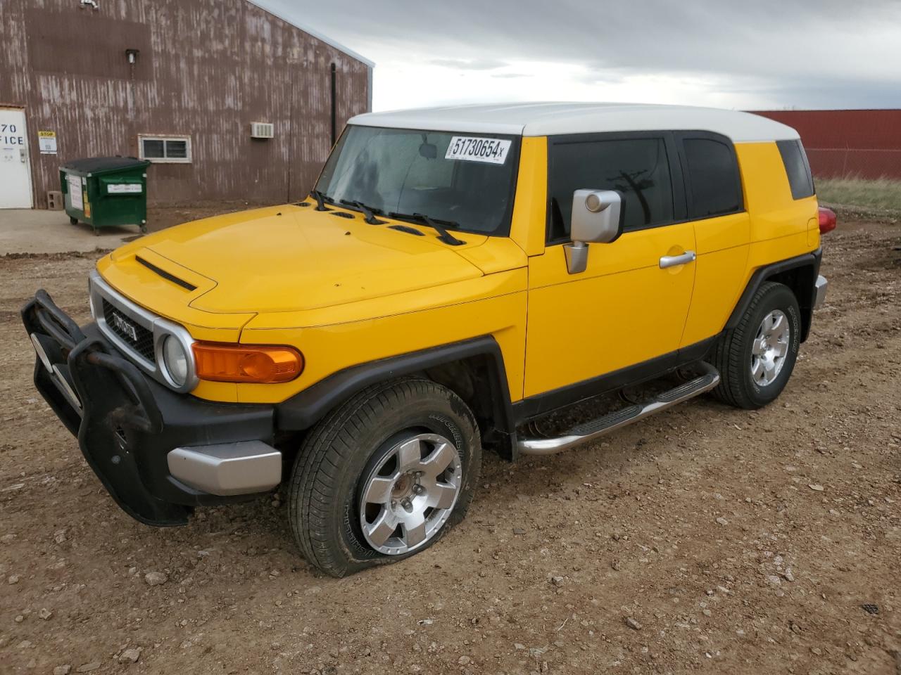 toyota fj cruiser 2007 jtebu11f170017353