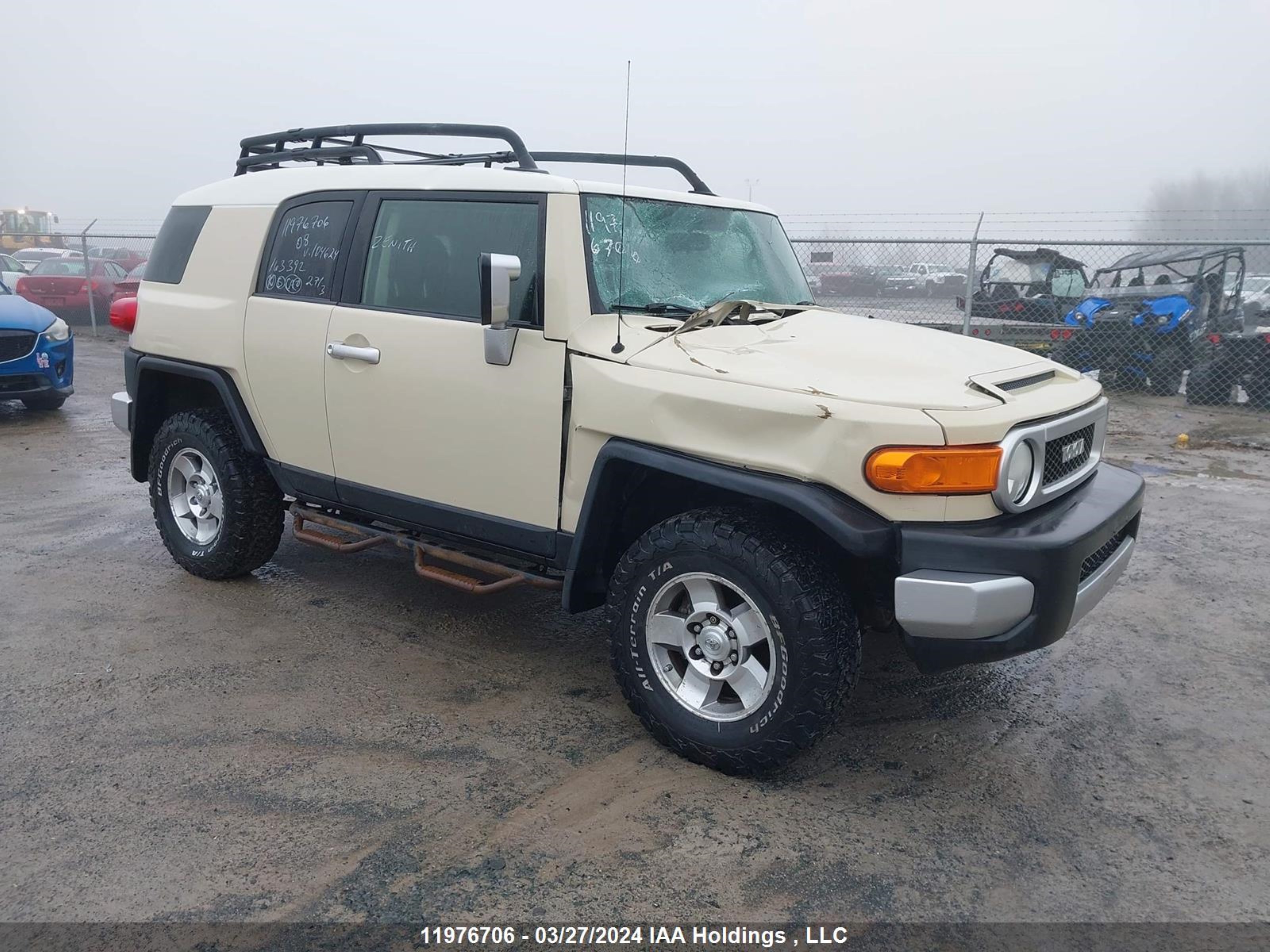 toyota fj cruiser 2008 jtebu11f180104624