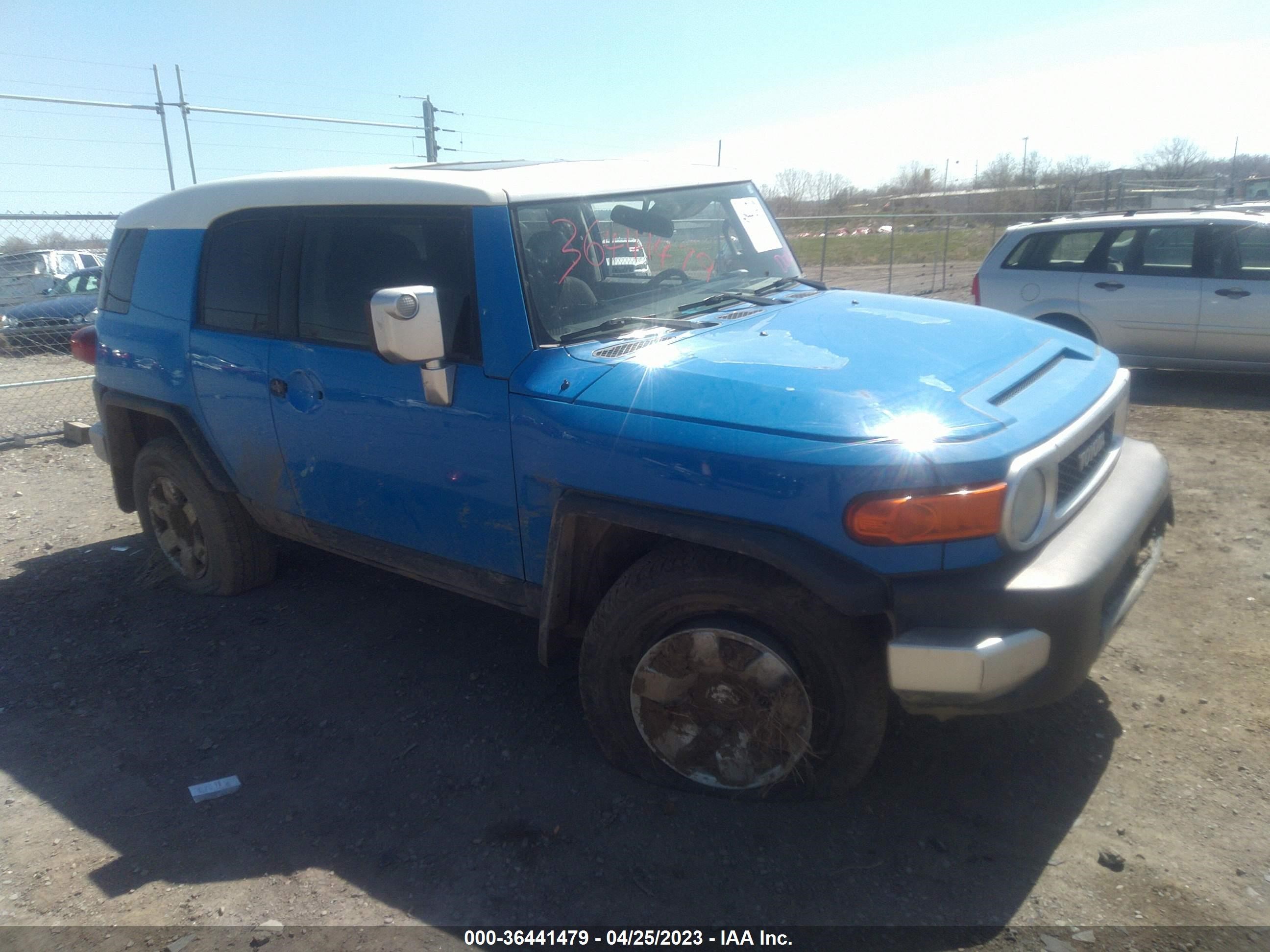 toyota fj cruiser 2007 jtebu11f770054374