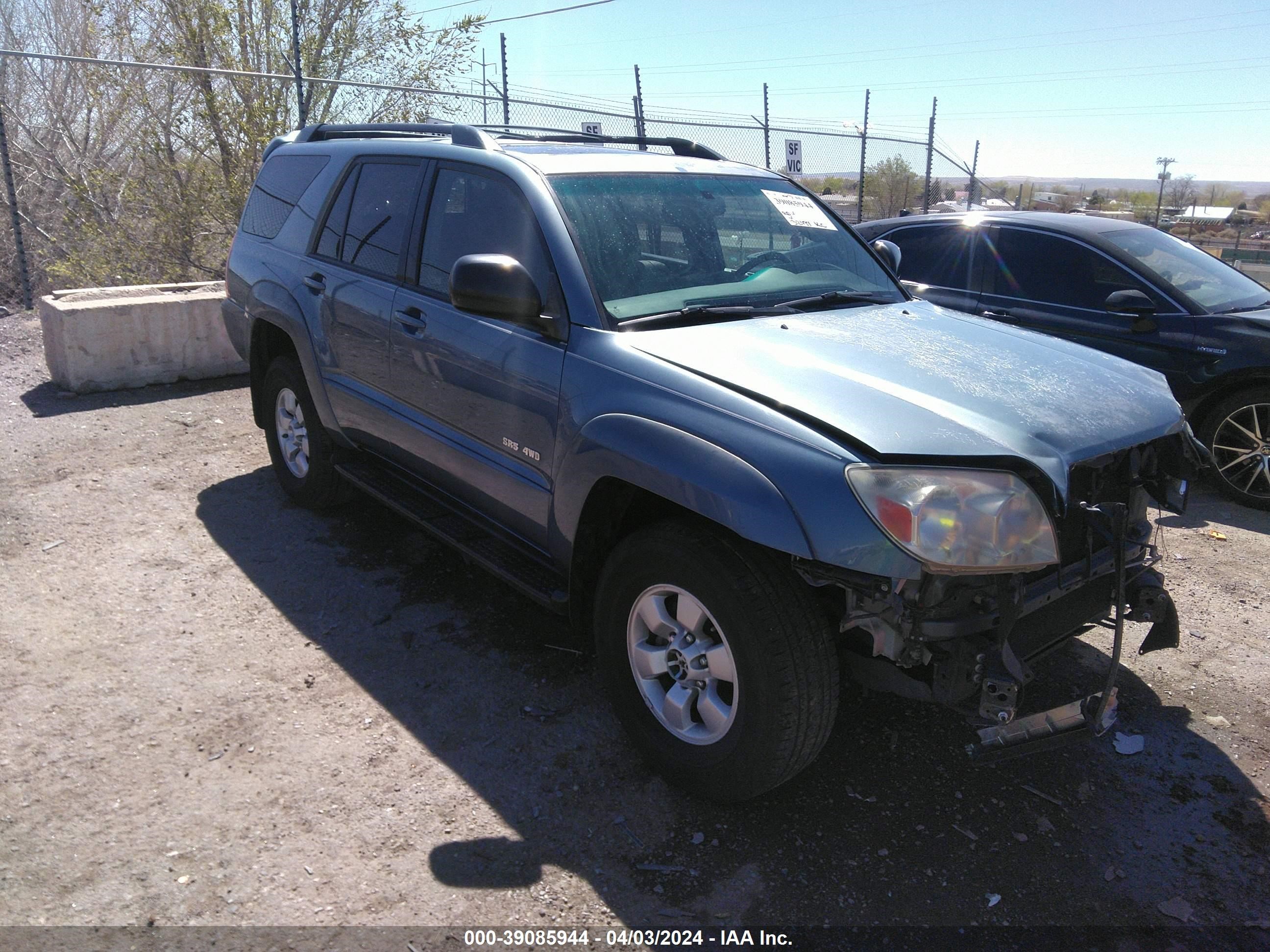 toyota 4runner 2005 jtebu14r450056473