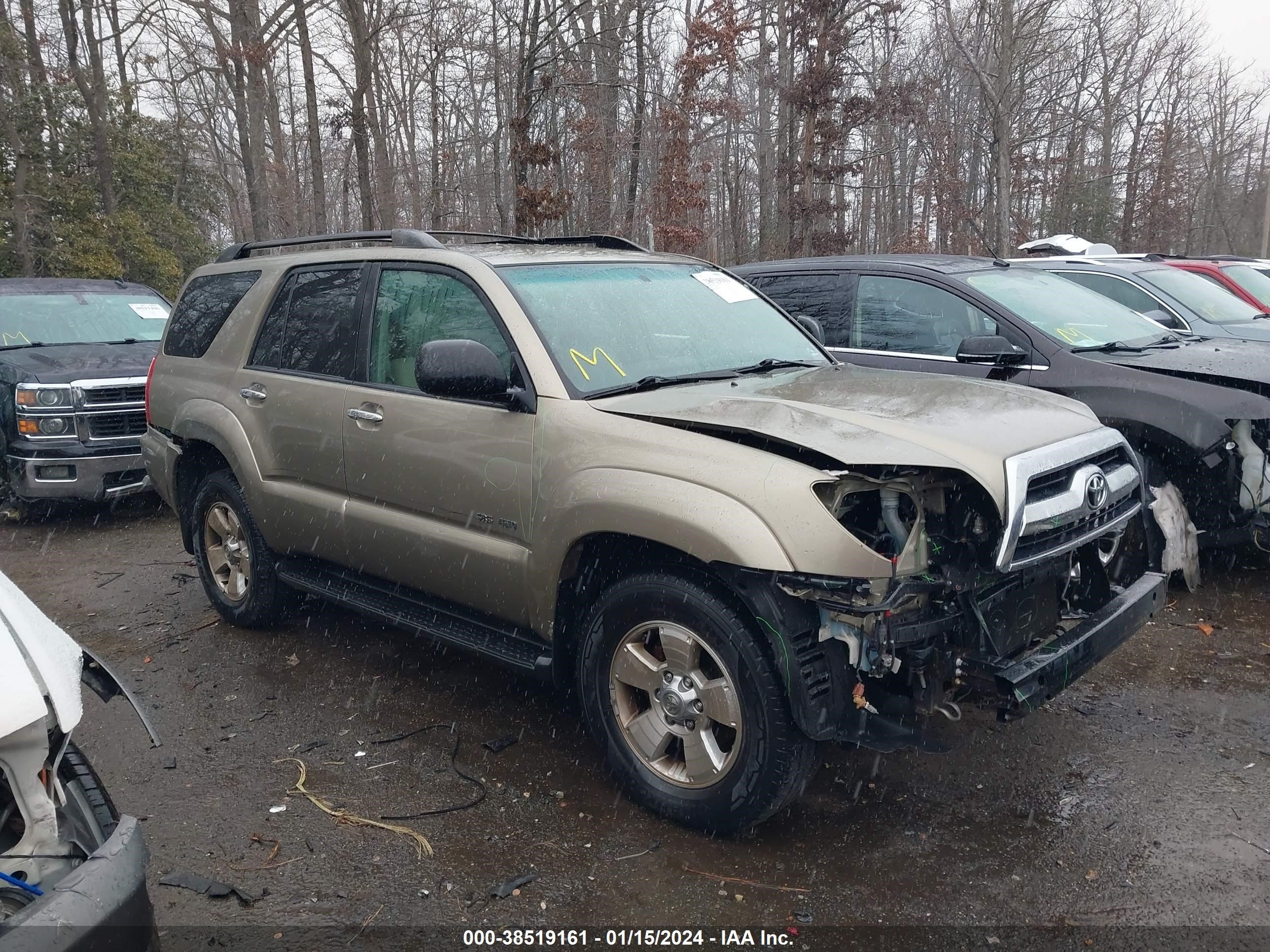 toyota 4runner 2007 jtebu14r678079452