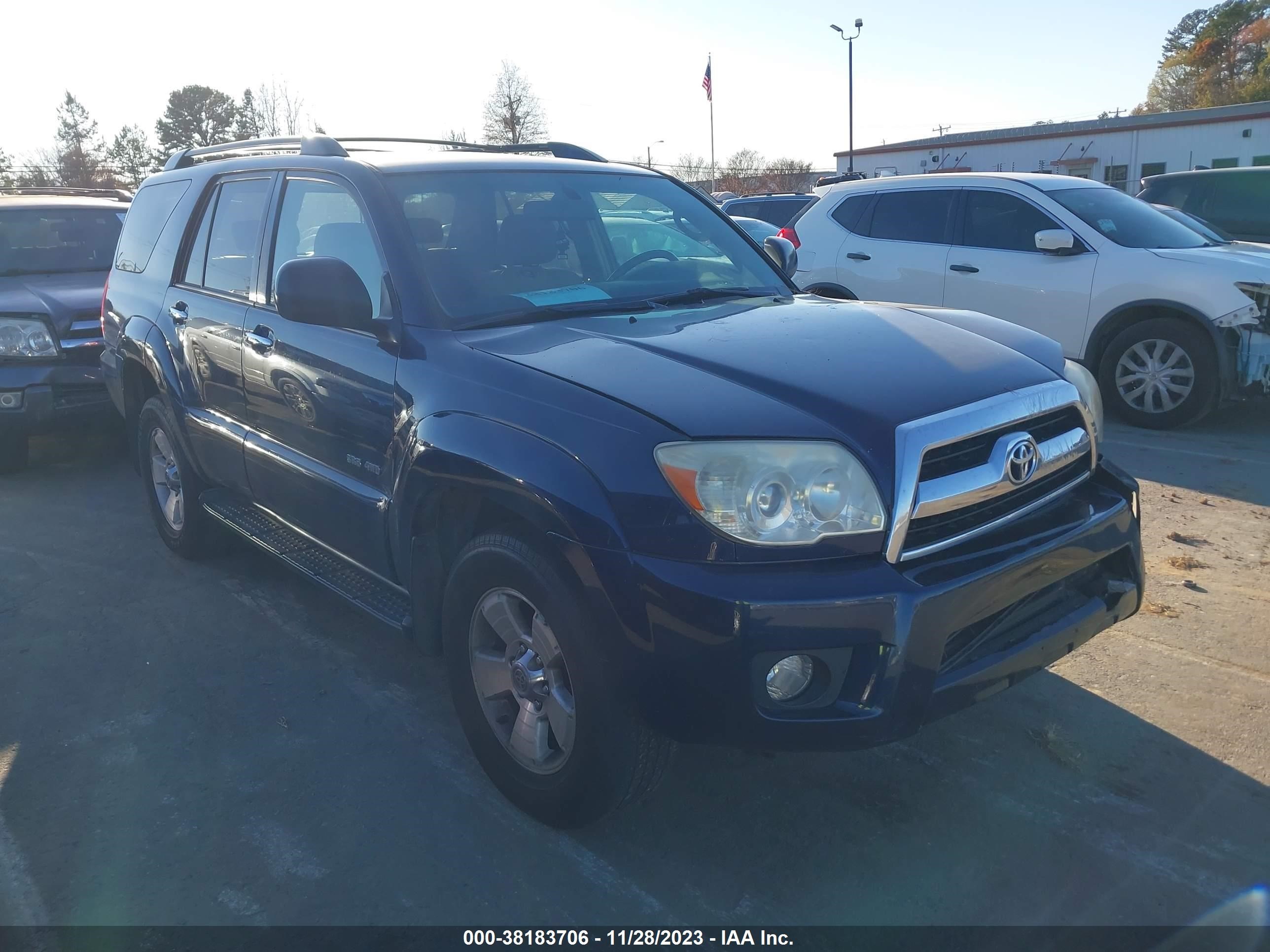 toyota 4runner 2007 jtebu14r970121482