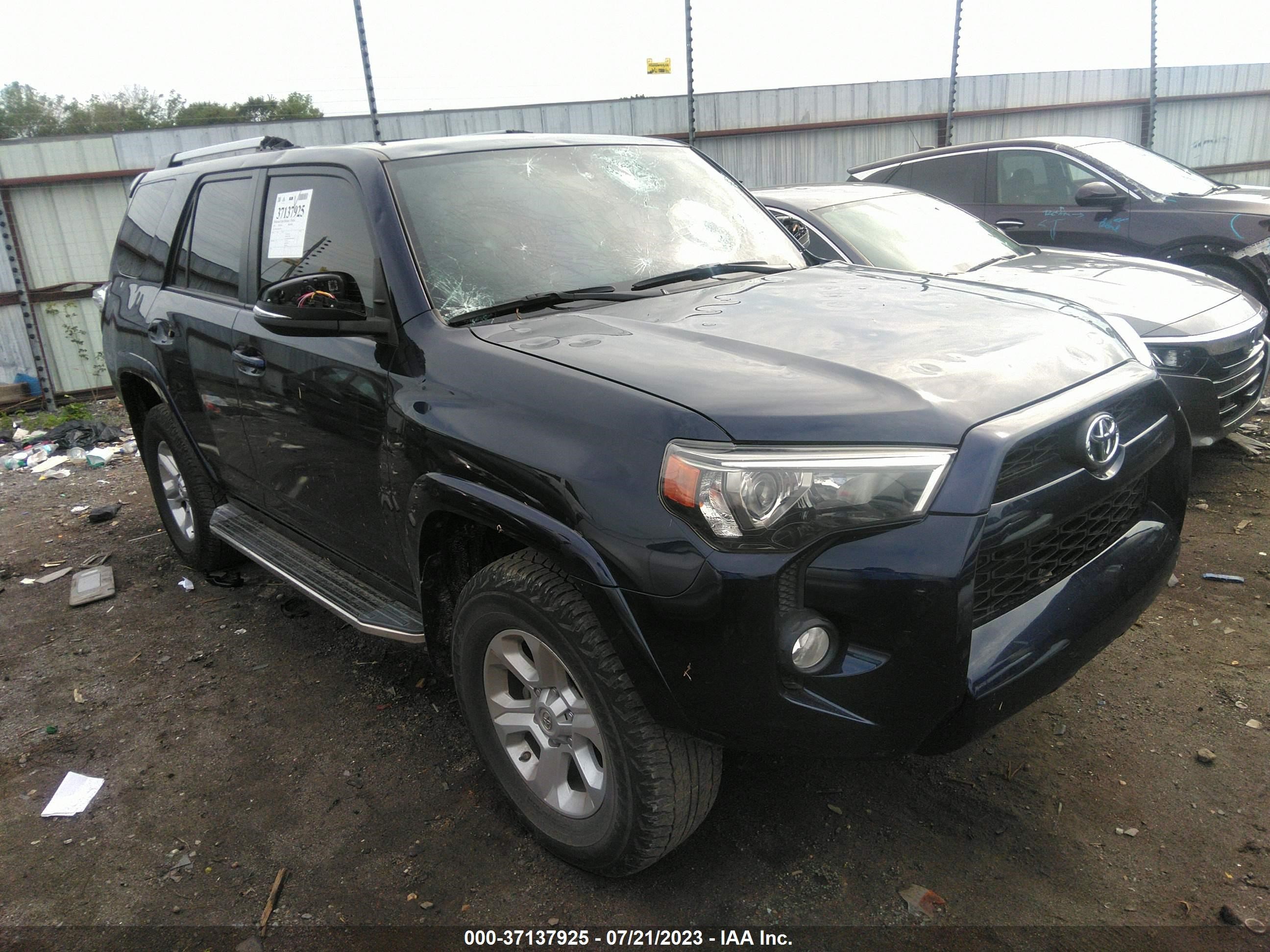 toyota 4runner 2019 jtebu5jr1k5723946