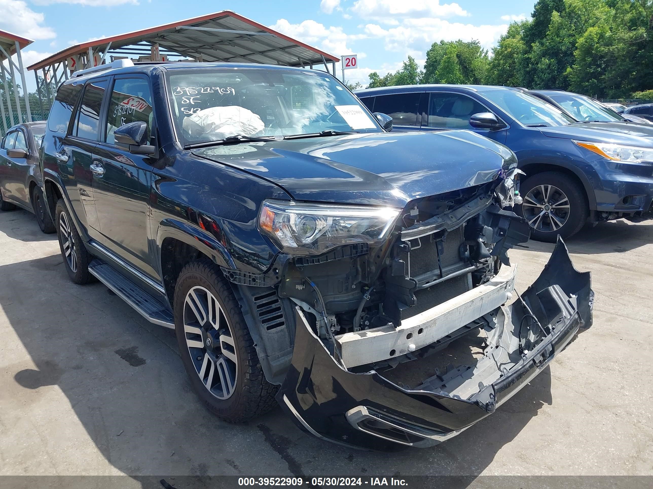 toyota 4runner 2019 jtebu5jr4k5720703