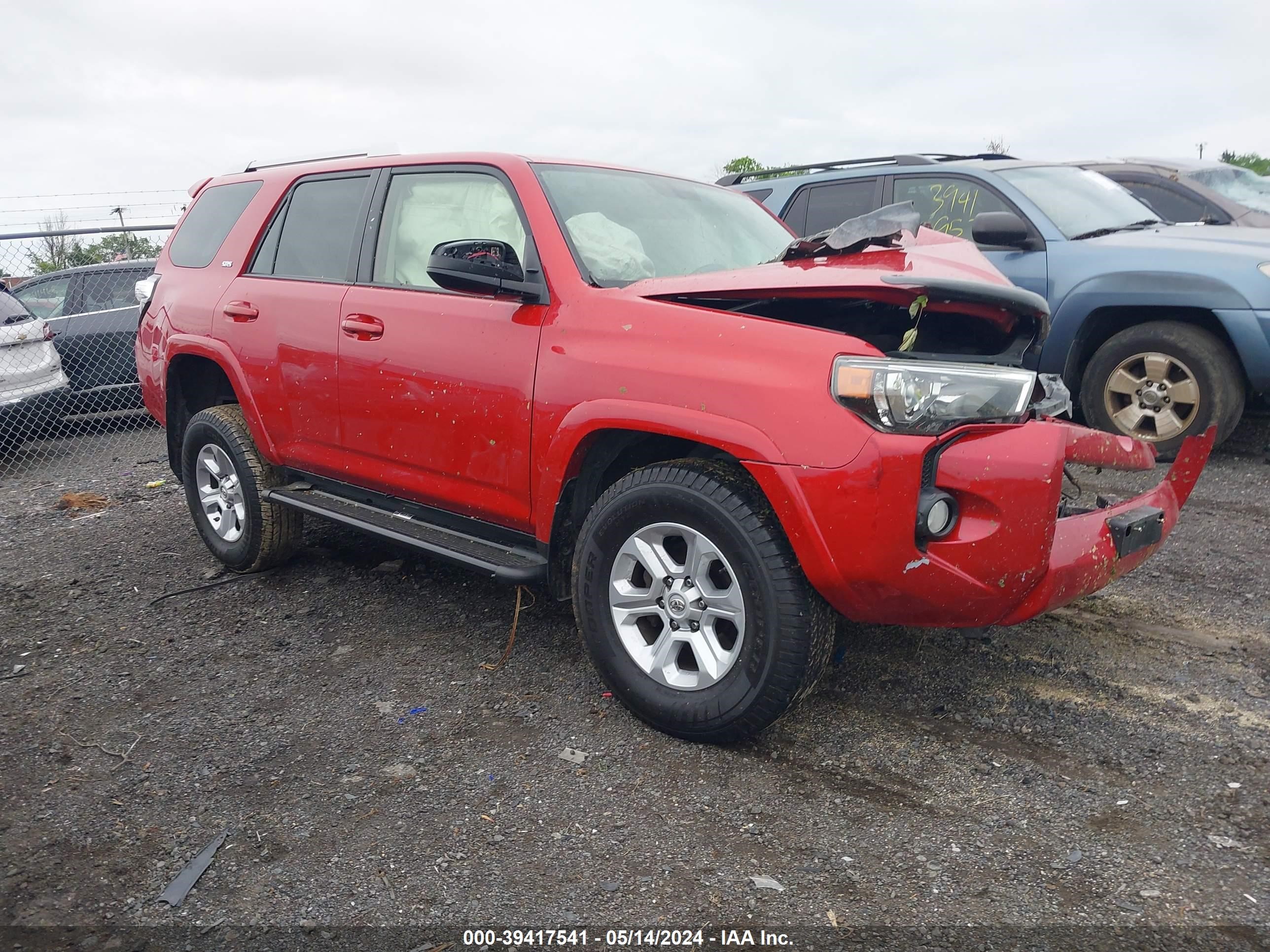 toyota 4runner 2018 jtebu5jr5j5578831