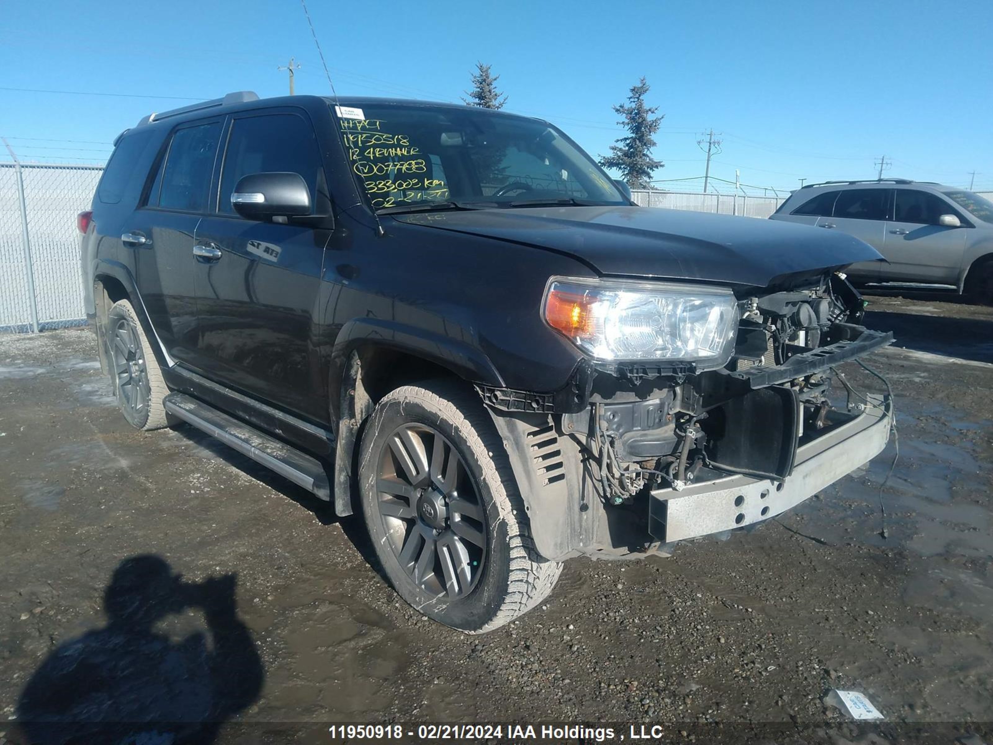 toyota 4runner 2012 jtebu5jr8c5077788