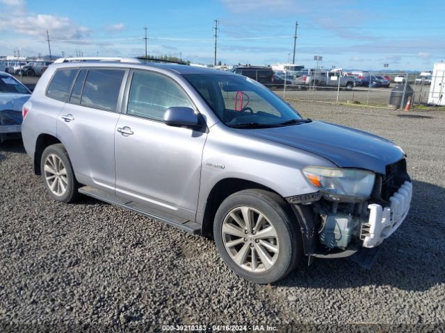 toyota highlander hybrid 2010 jtebw3eh8a2045521