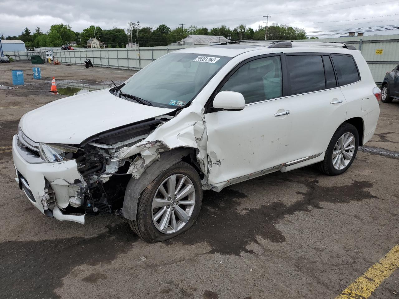 toyota highlander 2013 jtedc3eh0d2012468