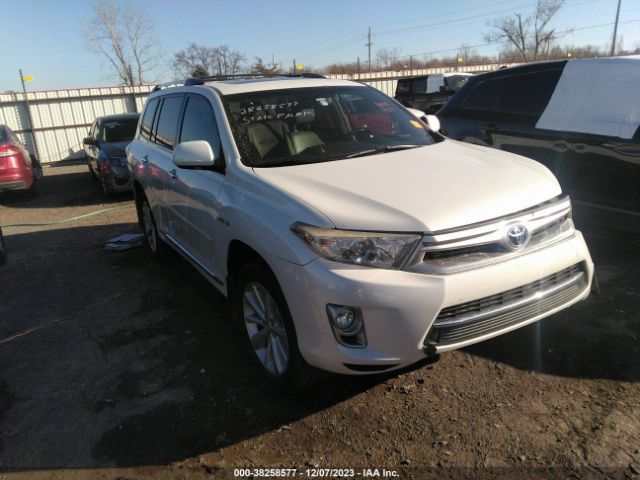 toyota highlander hybrid 2013 jtedc3eh1d2012916