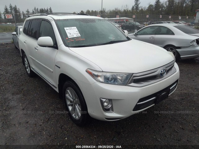 toyota highlander hybrid 2013 jtedc3eh1d2013158