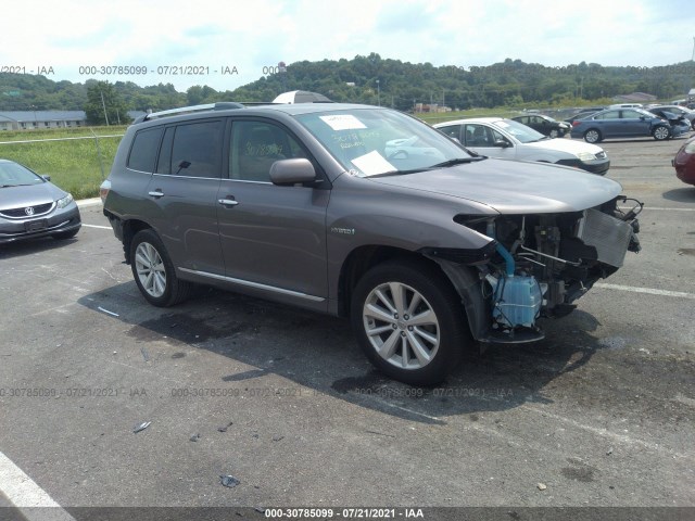 toyota highlander hybrid 2012 jtedc3eh2c2006802