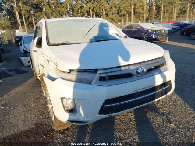 toyota highlander hybrid 2012 jtedc3eh2c2009859