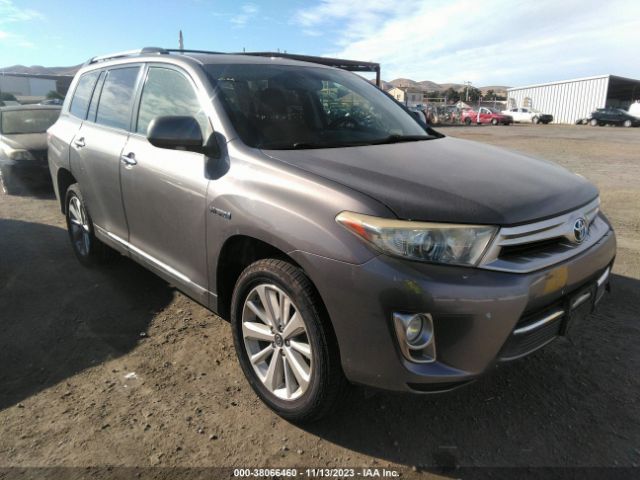 toyota highlander hybrid 2012 jtedc3eh2c2010266