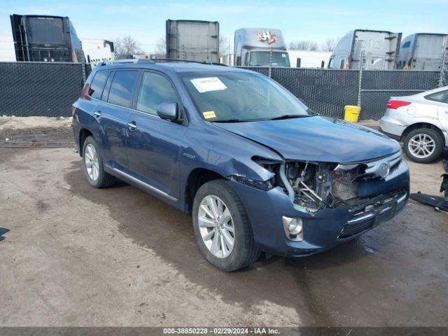 toyota highlander hybrid 2013 jtedc3eh4d2010920