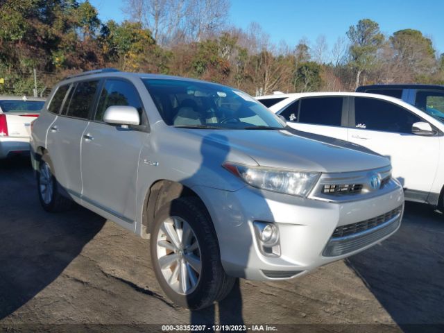 toyota highlander hybrid 2012 jtedc3eh8c2004469