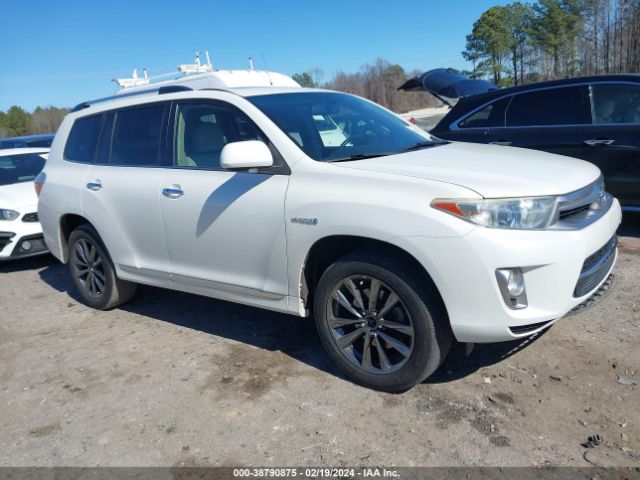 toyota highlander hybrid 2012 jtedc3eh8c2008912