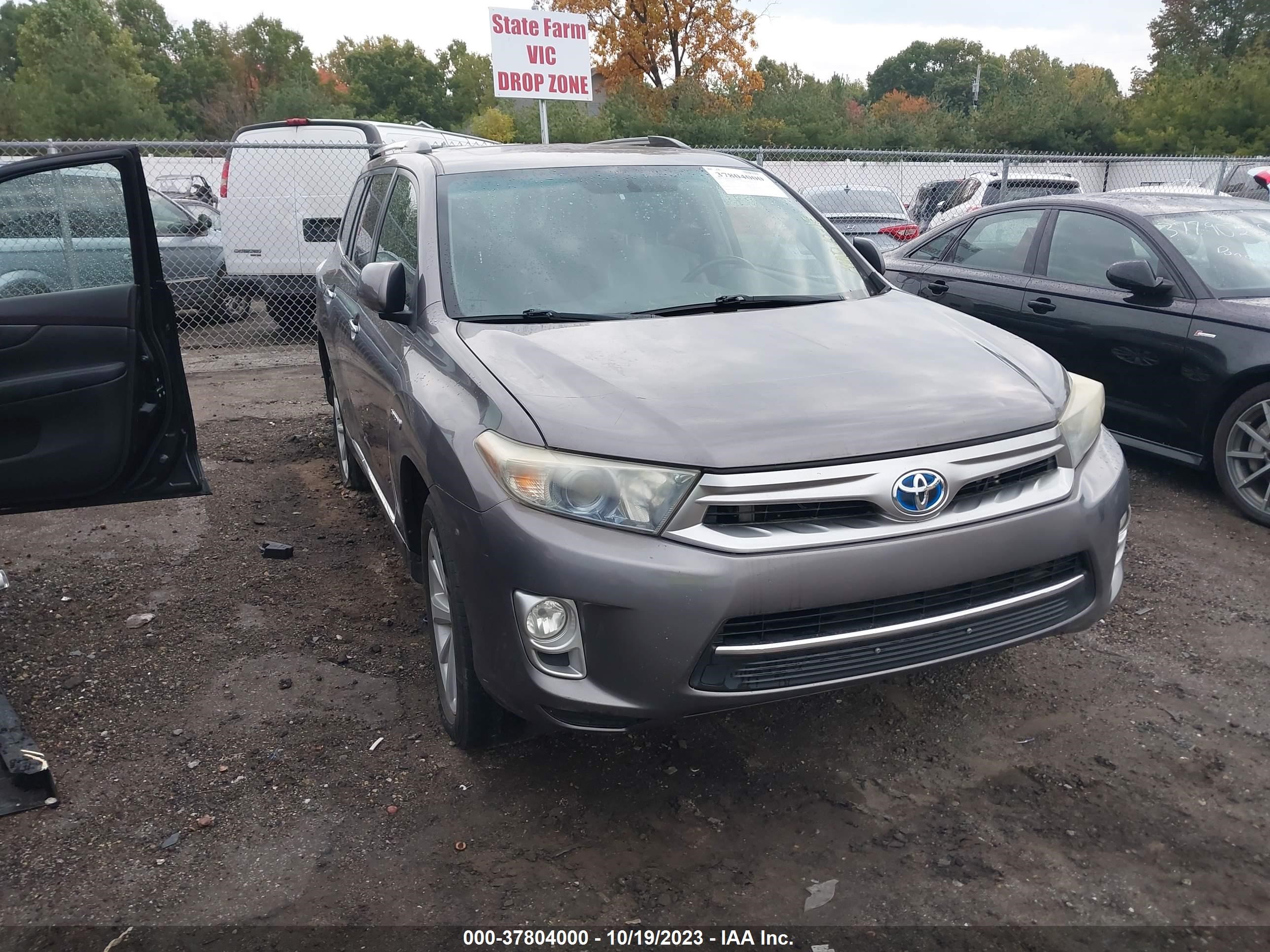 toyota highlander 2012 jtedc3eh9c2004304