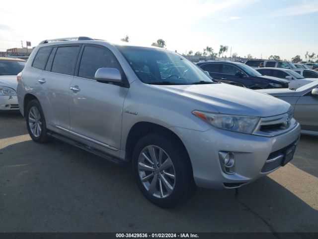 toyota highlander hybrid 2013 jtedc3eh9d2012680