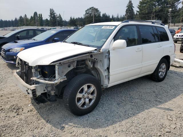 toyota highlander 2004 jtedd21ax40077243