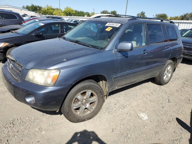 toyota highlander 2005 jtedp21a050066924