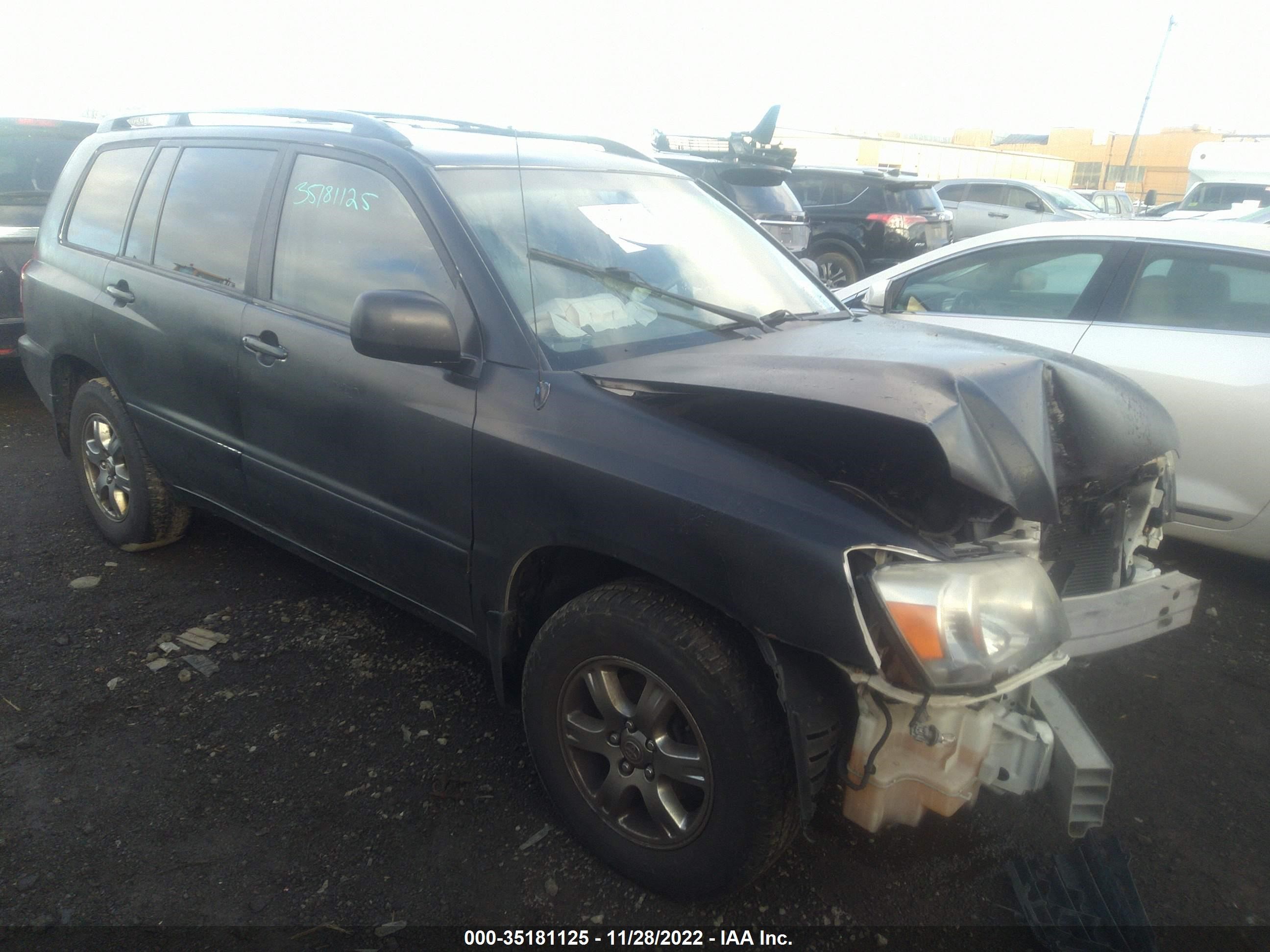 toyota highlander 2005 jtedp21a050083688