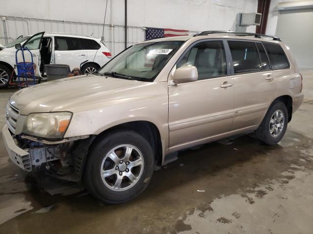 toyota highlander 2006 jtedp21a060106775