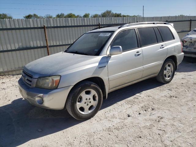 toyota highlander 2005 jtedp21a250049557