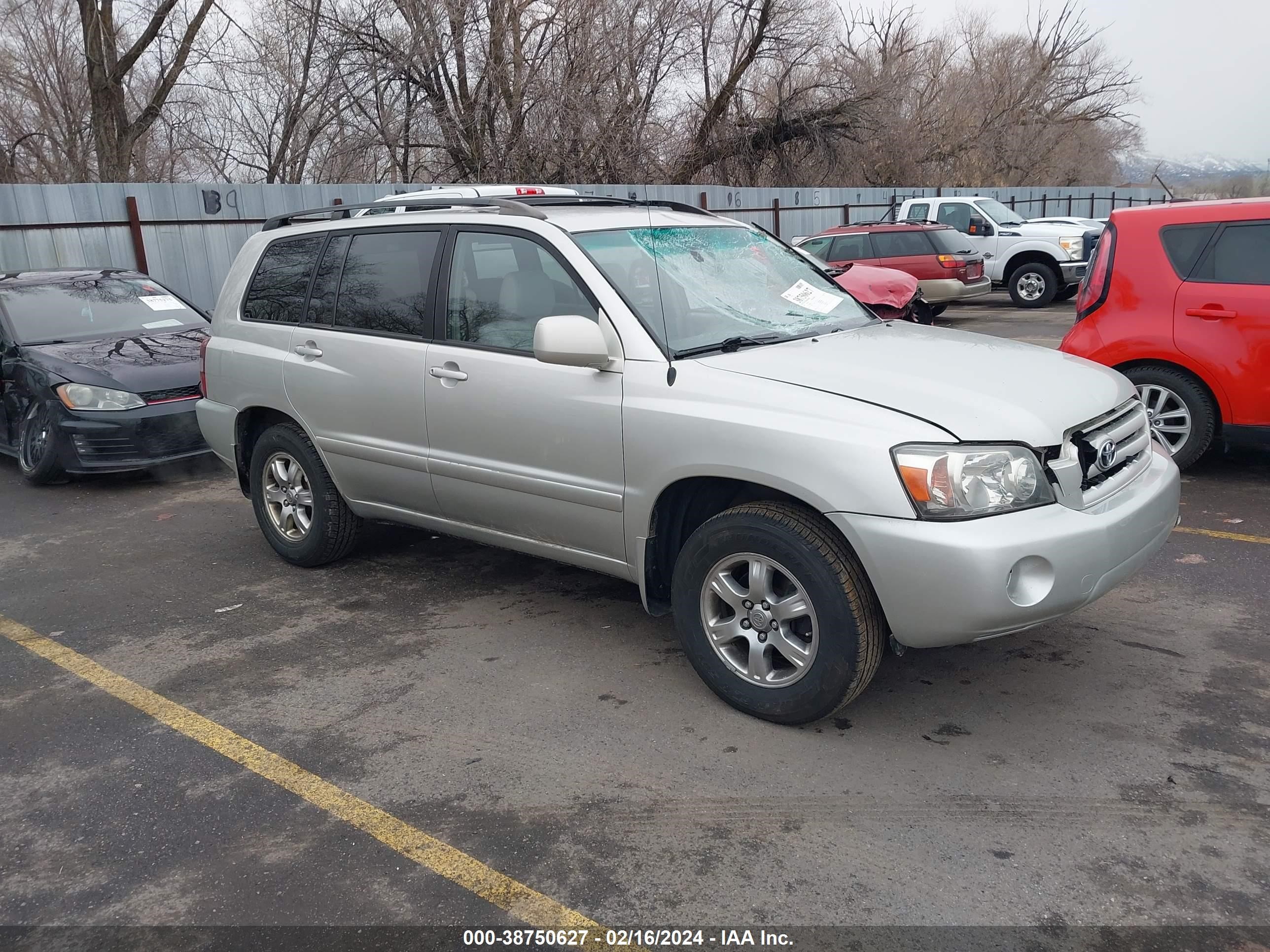 toyota highlander 2005 jtedp21a250049686