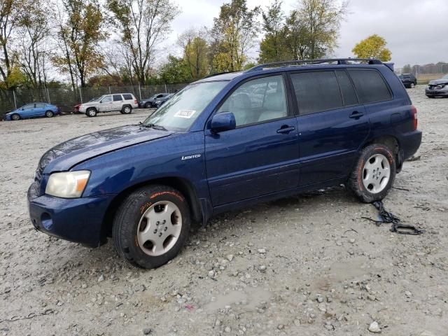 toyota highlander 2006 jtedp21a260103537