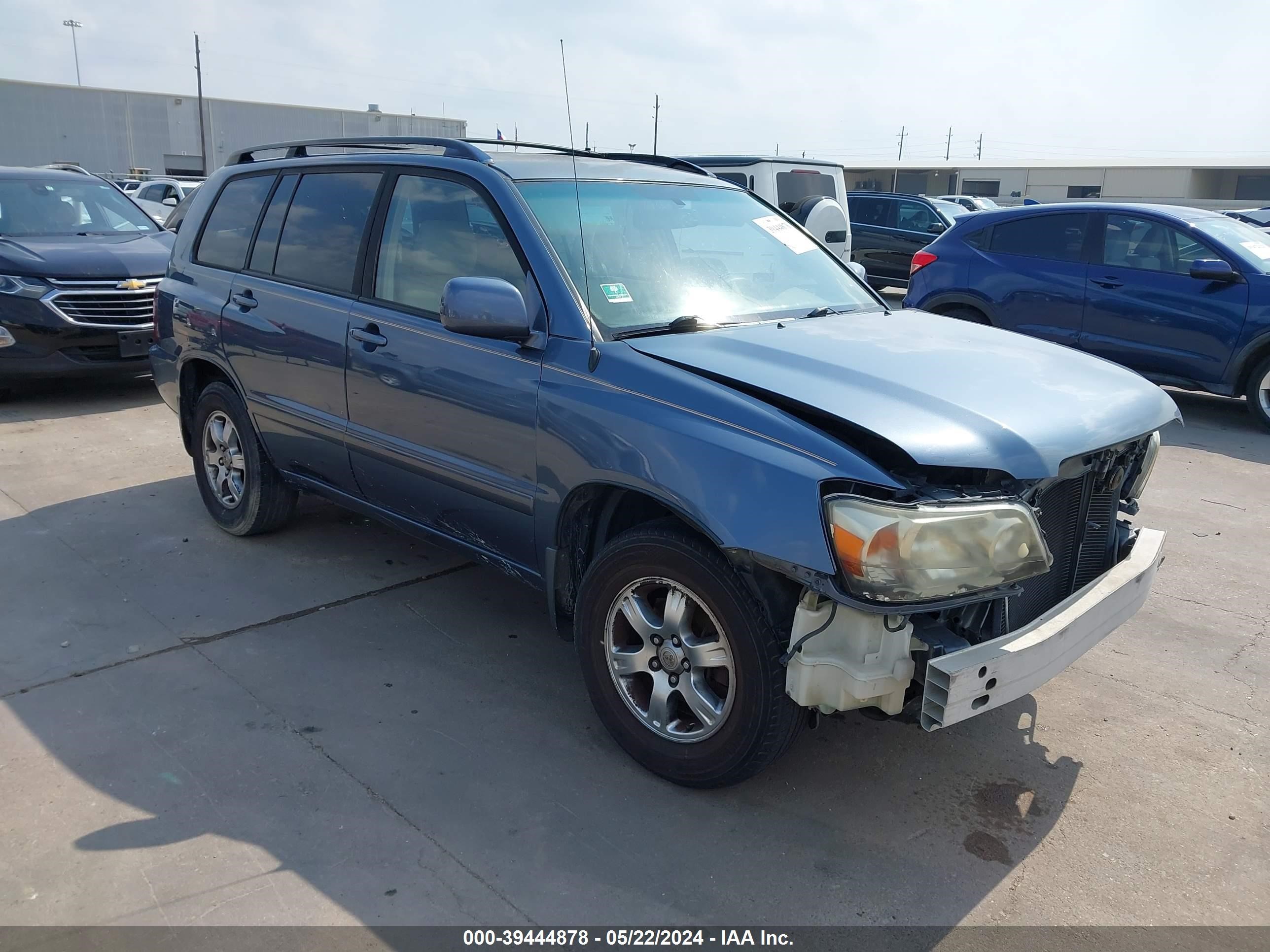 toyota highlander 2005 jtedp21a350054069