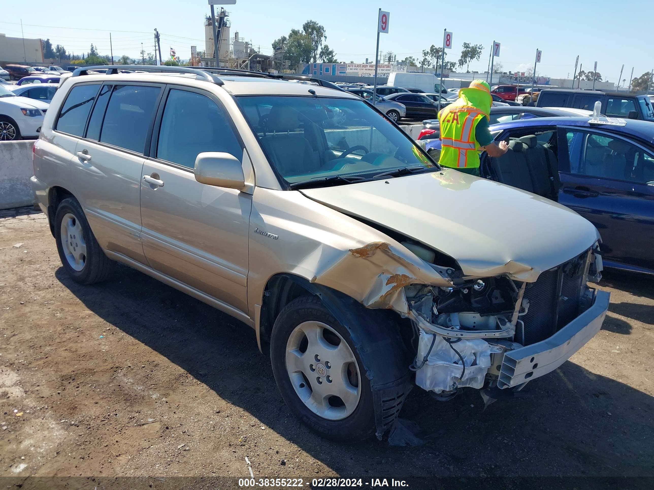 toyota highlander 2006 jtedp21a460107797