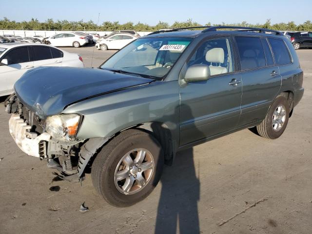 toyota highlander 2005 jtedp21a550046605