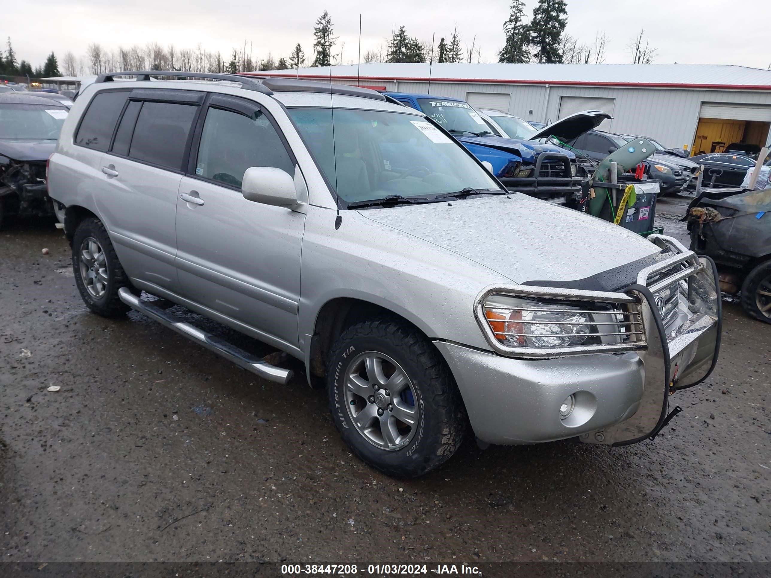 toyota highlander 2005 jtedp21a650044572