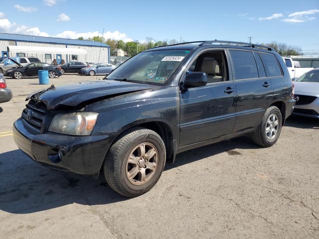 toyota highlander 2005 jtedp21a650059136