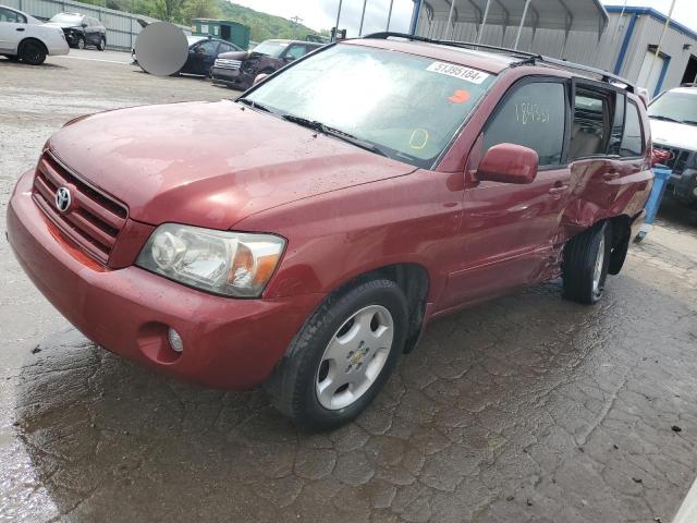 toyota highlander 2005 jtedp21a650082464